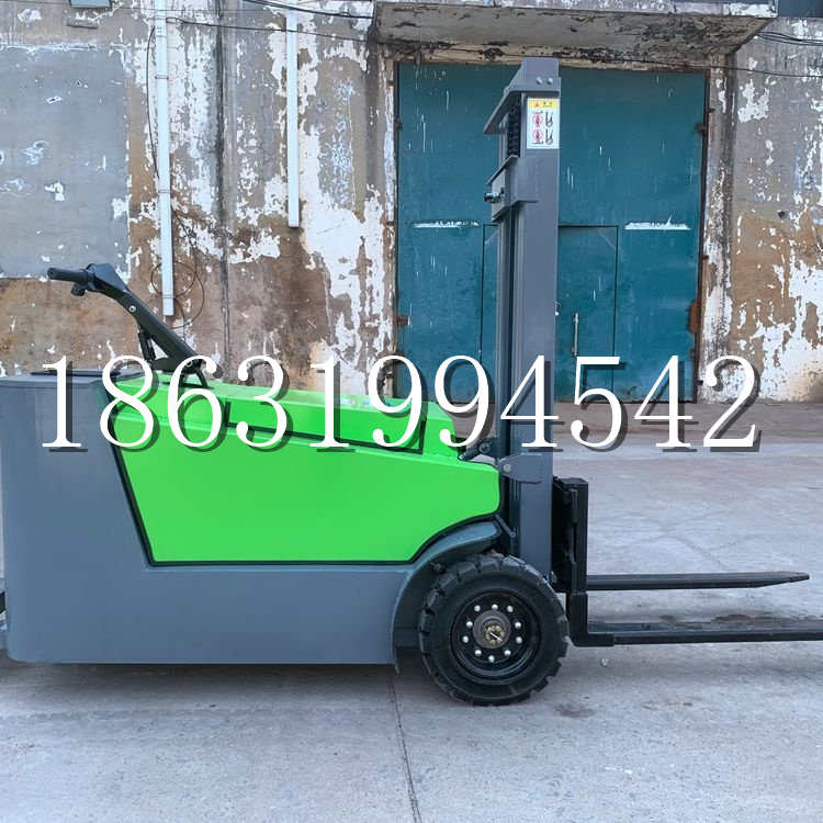 突泉县小型电动叉车1吨2吨步行站驾式电瓶堆高充电装卸车液压升降车铲车